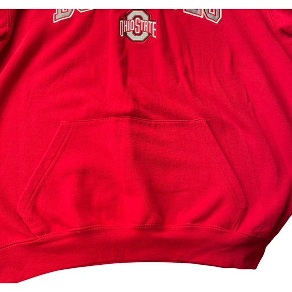 Ohio State Buckeyes Pullover Hoodie - Scarlet - Men's Large - Picture 3 of 7